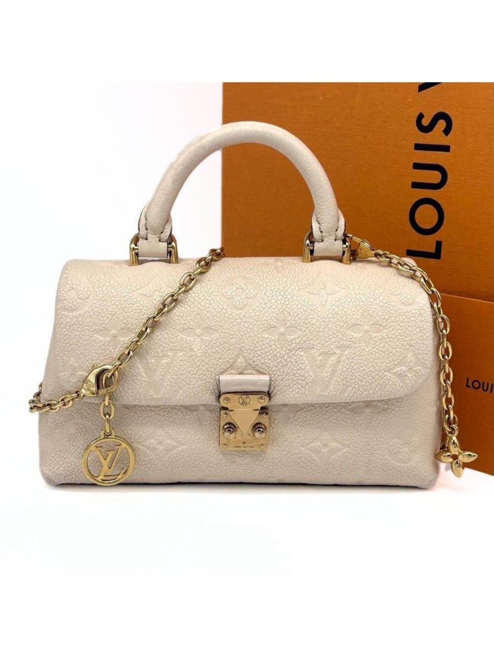 Louis Vuitton Monogram Empreinte Nano Madeleine Handbag